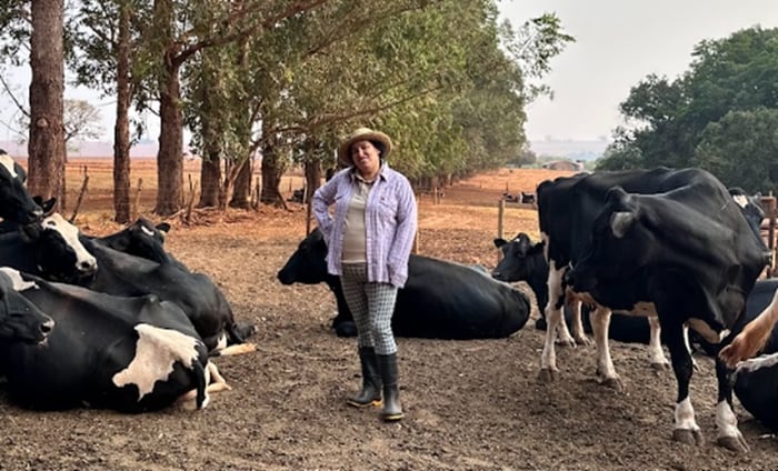 Maria Lúcia Bessa - 2º lugar na categoria média propriedade do Prêmio Mulheres do Agro 2024