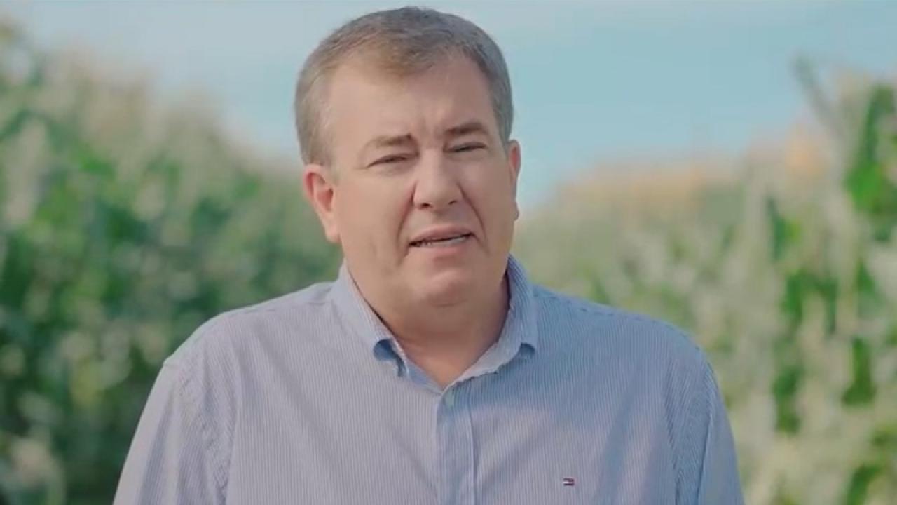 Fabio Zandonai, agricultor em Cristalina (GO), conquistou o segundo lugar na categoria irrigado com o híbrido AG 8701 PRO4, alcançando uma produtividade de 254,4 sc/ha.