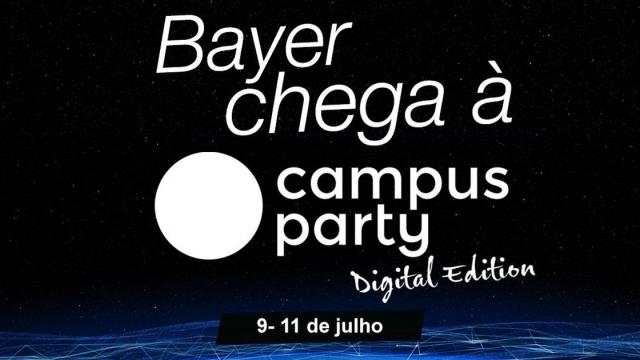 A Bayer participa da Campus Party Digital Edition, de 9 a 11 de julho.